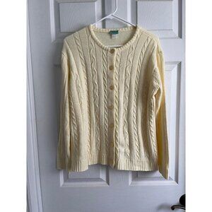 Soft Yellow Vintage Cardigan Sara Morgan